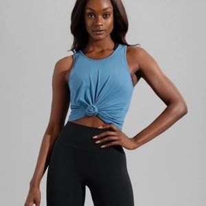 Buff Bunny Breeze Tank - L - River Bed Blue